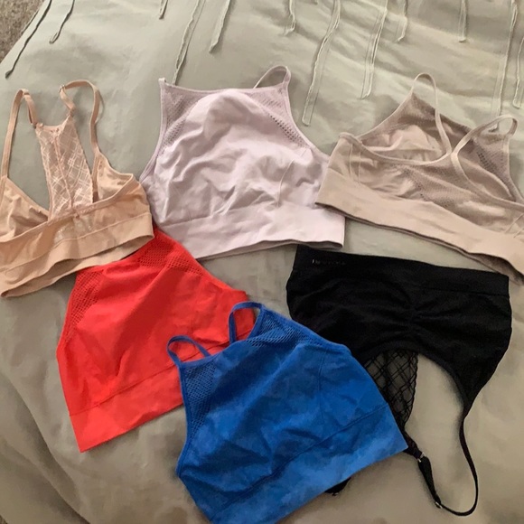 aerie Other - Aerie high neck Tahari T-strap bralette lot